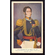 CENTENARIO 1810 - 1910 PATRIOTICA ANTIGUA TARJETA POSTAL GREGORIO DE LAS HERAS